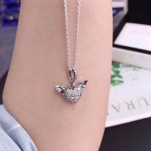 Heart and Angel Wings Pendant